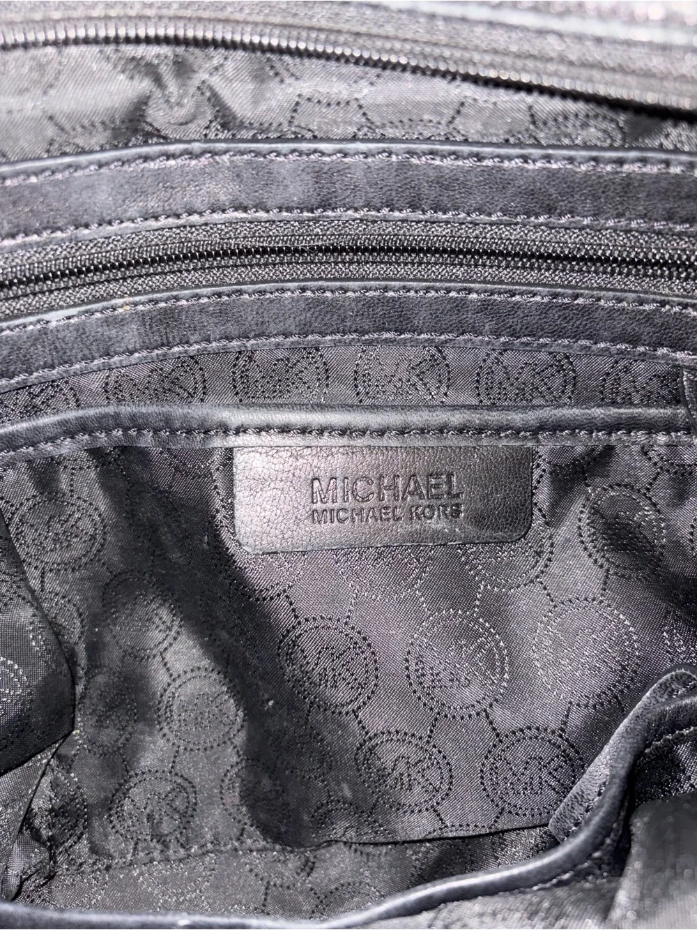 Michael Kors Fulton Quilted Leather Tote with Gold Chain Straps and MK Medallion